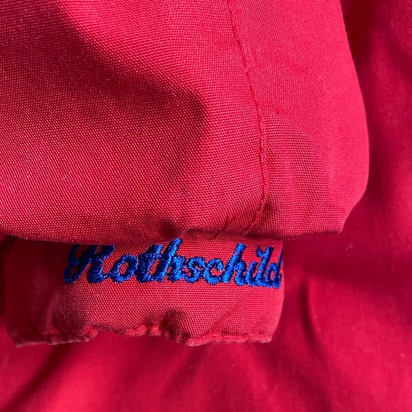 Vintage red Rothschild, fleece lined dress coat, approx. size 5/6. - Picture 14 of 15